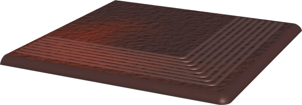 Cloud Brown ступень угловая структурная Duro 30x30