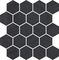 Taiga Grafit Wood Mozaika 25,8*28 1