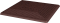 Natural Brown ступень угловая структурная Duro 30x30