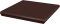 Natural Brown Duro ступень угловая с капиносом 33x33