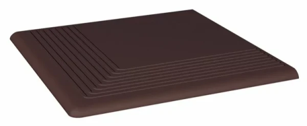 Natural Brown ступень угловая гладкая 30x30